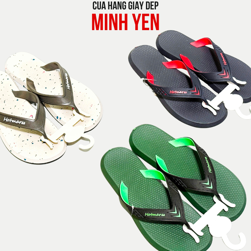 Dép Kẹp Nam Quai Bản To Hotmarzz Dép Xỏ Ngón Trơn Êm Chân, Chống Trơn Trượt