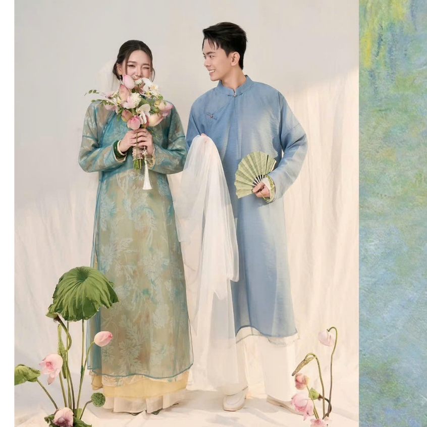 Áo Dài Cách Tân Nam Nữ Cao Cấp Chụp Ảnh Concept Lễ Tết