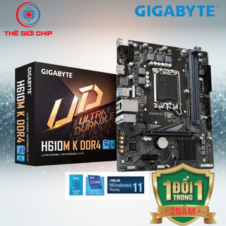 Mainboard GIGABYTE H610M K DDR4 (LGA 1700, 2x DDR4, HDMI, M.2 PCIe 3.0, m-ATX) l Bảo hành 36 tháng bởi nhà cung cấp