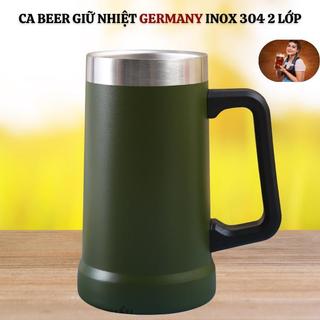 Cốc giữ nhiệt chuyên dụng Germany Inox 304 2 lớp cách nhiệt có nắp đậy dung tích 720ml