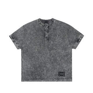 Áo thun form Oversize SILVER BUTTON TEE Cotton PARADOX AT6P0478
