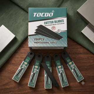 lưỡi dao rọc giấy tocdo dầy hơn 20% 0.6mm dùng cho thợ chuyên nghiệp