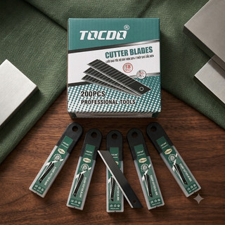 lưỡi dao rọc giấy tocdo dầy hơn 20% 0.6mm dùng cho thợ chuyên nghiệp