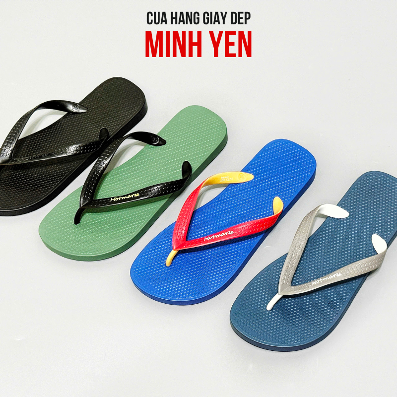 Dép Kẹp Nam Quai Bản Nhỏ Hotmarzz Dép Xỏ Ngón Trơn Êm Chân, Chống Trơn Trượt
