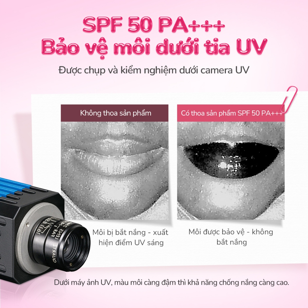 [MUA 2 TẶNG 1] Combo 2 Son Dưỡng Hyaluberry The Originote 3 in 1 Dưỡng Môi Chống Nắng Không Dính Siêu Mịn Môi Son Bóng