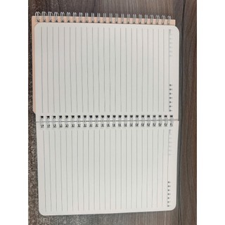 Sổ lò xo hình capybara khổ A5, giấy kẻ ngang, bìa hoạt hình dễ thương dùng ghi chép, học tập và làm sổ tay