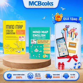 Sách - Combo Mindmap English Vocabulary và Mindmap English Grammar - PHIÊN BẢN ĐẶC BIỆT 2022 - Kèm khóa học chi tiết