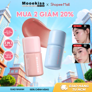 Má Hồng Lỏng Mooekiss Soft Mist Liquid Blush Có Đầu Mút Tiện Lợi, Lên Màu Chuẩn Tự Nhiên 6.5g