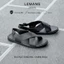 BS04.2 - Dép Sandal quai chéo da bò LEMANS, đế cao su có mùi thơm, thiết kế quai điều chỉnh trẻ trung, BH 06 tháng