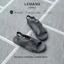 BS04.2 - Dép Sandal quai chéo da bò LEMANS, đế cao su có mùi thơm, thiết kế quai điều chỉnh trẻ trung, BH 06 tháng