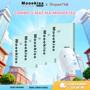 Combo 5 Mặt nạ Mooekiss Dưỡng ẩm Làm sáng Giữ Da Mặt Luôn Trong Trạng Thái Ẩm Mềm 28ml 5 miếng