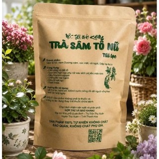 túi 50 gói Trà Sâm tố nữ Bảo Khang, giúp cân bằng nội tiết tố nữ, mờ nám , tàn nhang, bổ huyết, dưỡng nham , giảm mụn