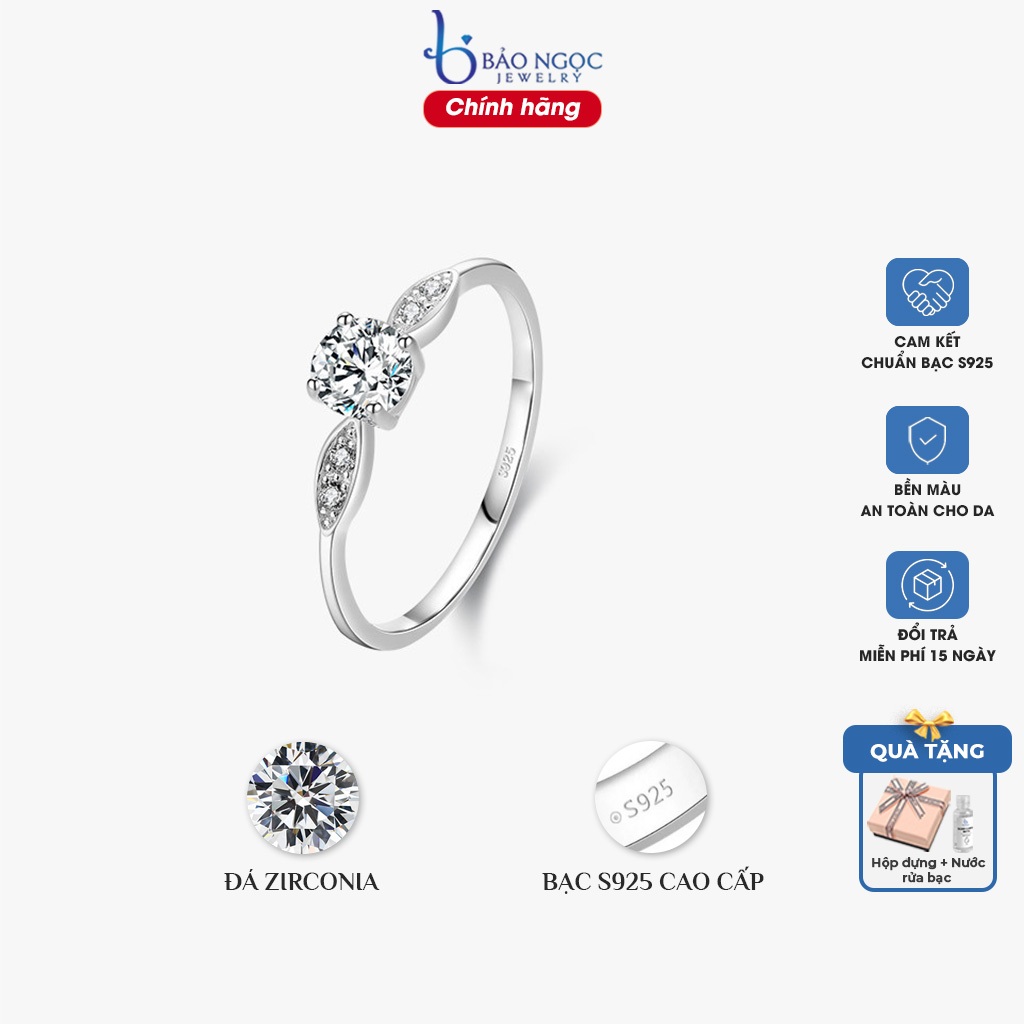 Bảo Ngọc Jewelry Women's 925 Silver Ring by Bảo Ngọc Jewelry