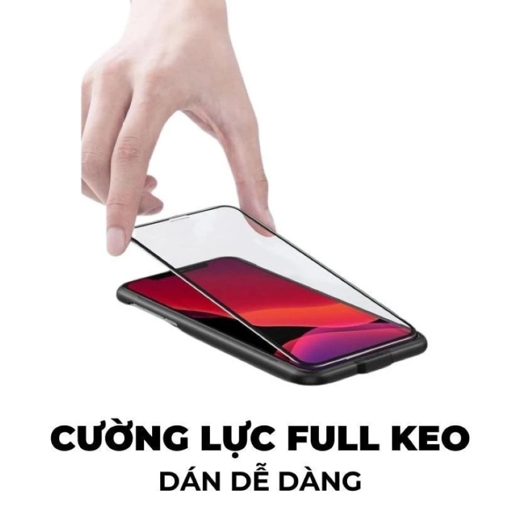 Kính Cường Lực iPhone 3D Chống Trầy Xước 9H – Full Màn, Dán Dễ