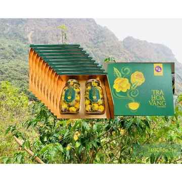 Trà Hoa Vàng Ninh Bình 100gr_quà biếu,quà tặng,set quà,dược trà,trà ngủ ngon