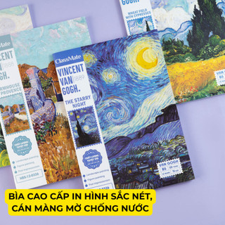[BST VANGOGH] Vở Kẻ Ngang 80/120/ 200 Trang CLASSMATE Bìa Dày Chống Nước Giấy 70gsm Không Thấm Dành Cho Học Sinh
