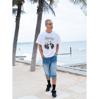 Áo thun MMESTLINE "WASTELAND" form Boxy lụa vải Premium Slub