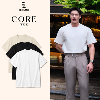 Áo Thun Nam SSSTUTTER Core Tee Form Relaxed Cotton Cao Cấp Thoáng Mát Dễ Phối Đồ