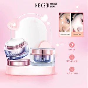 COMBO 2 hũ kem nâng tone sáng da HEXZE 50ml + 50ml