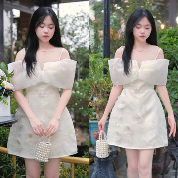 V2180 VÁY THIẾT KẾ DỰ TIỆC, DẠ HỘI KỶ YẾU PROM, ĐẦM CÔNG CHÚA, TIỂU THƯ