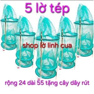 lờ cá bống, tép ,đa năng combo 5 cái, có tặng 15 cây