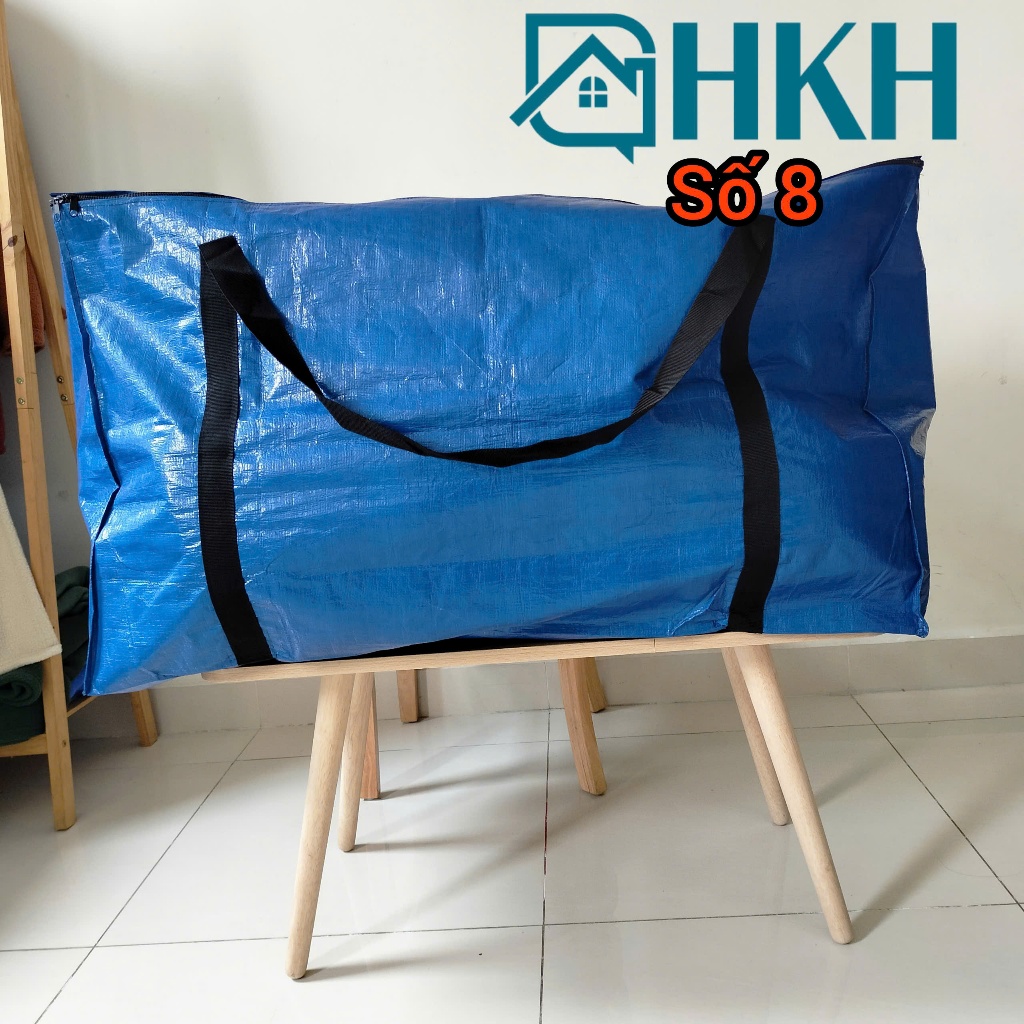 COMBO 10 Túi bạt đựng đồ tải trên 20kg, có quai xách tiện lợi, vải bạt không thấm nước