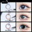 Lens mắt 428 Brown màu nâu trơn tự nhiên, không viền, size nhỏ - thương hiệu LUNA EYES