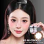 Lens mắt 146 Choco màu nâu socola hình cánh hoa tự nhiên, size vừa - thương hiệu LUNA EYES
