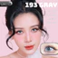Lens mắt 474 Gray màu xám sáng vân tia, không viền, size nhỏ - thương hiệu LUNA EYES