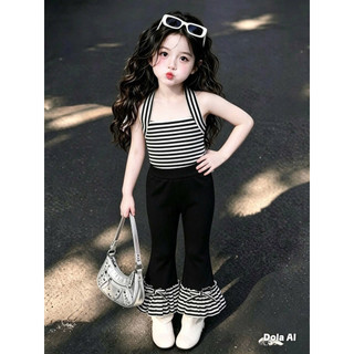 set sọc ống loe bèo cho bé từ 7-22kg