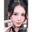 Lens mắt 573 Black màu đen vân tia giãn tròng tự nhiên, size lớn, thương hiệu LUNA EYES