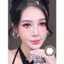 Lens mắt 573 Black màu đen vân tia giãn tròng tự nhiên, size lớn, thương hiệu LUNA EYES