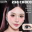 Lens mắt FB-204 Choco màu nâu socola tự nhiên, size nhỏ - thương hiệu LUNA EYES