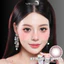 Lens mắt FB-204 Choco màu nâu socola tự nhiên, size nhỏ - thương hiệu LUNA EYES