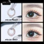 Lens mắt FB-238 Choco màu nâu socola có viền tự nhiên, size vừa - thương hiệu LUNA EYES