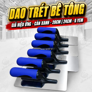 Dao Trét Giả Hiệu Ứng Bê Tông Cán Xanh 20cm 24cm Minh Phát