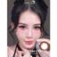 Lens mắt 166 Black màu đen đậm giãn tròng baby to tròn, size lớn, thương hiệu LUNA EYES