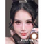 Lens mắt 166 Choco màu nâu socola vân tia tự nhiên, size lớn - thương hiệu LUNA EYES