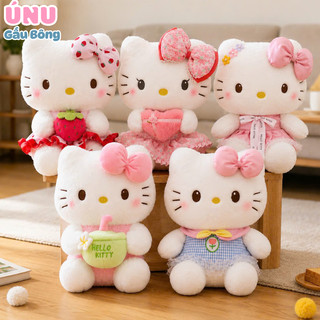 (Tặng + Viết Thiệp) Gấu Bông Hello Kitty 50cm, Nhiều Mẫu Xinh Xắn, Quà Tặng Người Thương Ý Nghĩa