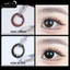 Lens mắt 166 Choco màu nâu socola vân tia tự nhiên, size lớn - thương hiệu LUNA EYES
