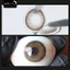 Lens mắt 716 Brown màu nâu rêu vân tia tự nhiên, viền nhám, size vừa - thương hiệu LUNA EYES