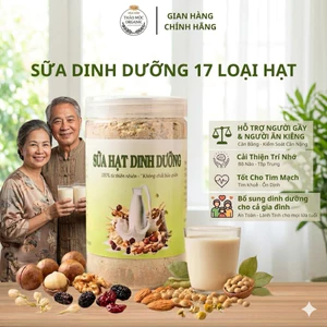 Sữa Hạt Dinh Dưỡng 17 Loại Hạt Hũ 500g - Dưỡng Chất Vàng Cho Người Cần Bồi Bổ