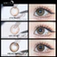 Lens mắt 746 Brown màu nâu filter tự nhiên, có viền, size lớn - thương hiệu LUNA EYES