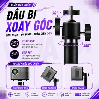 Giá đỡ Máy Chiếu Di Động VUASI Cao Cấp 2IN1 - Khay Thép Sơn Tĩnh Điện, Điều Chỉnh Độ Cao Linh Hoạt