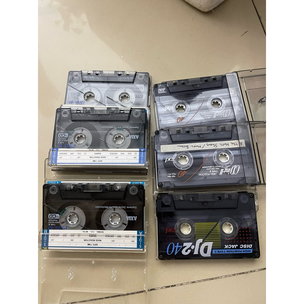 Combo 6 Băng Cassette Type II 40 phút như hình