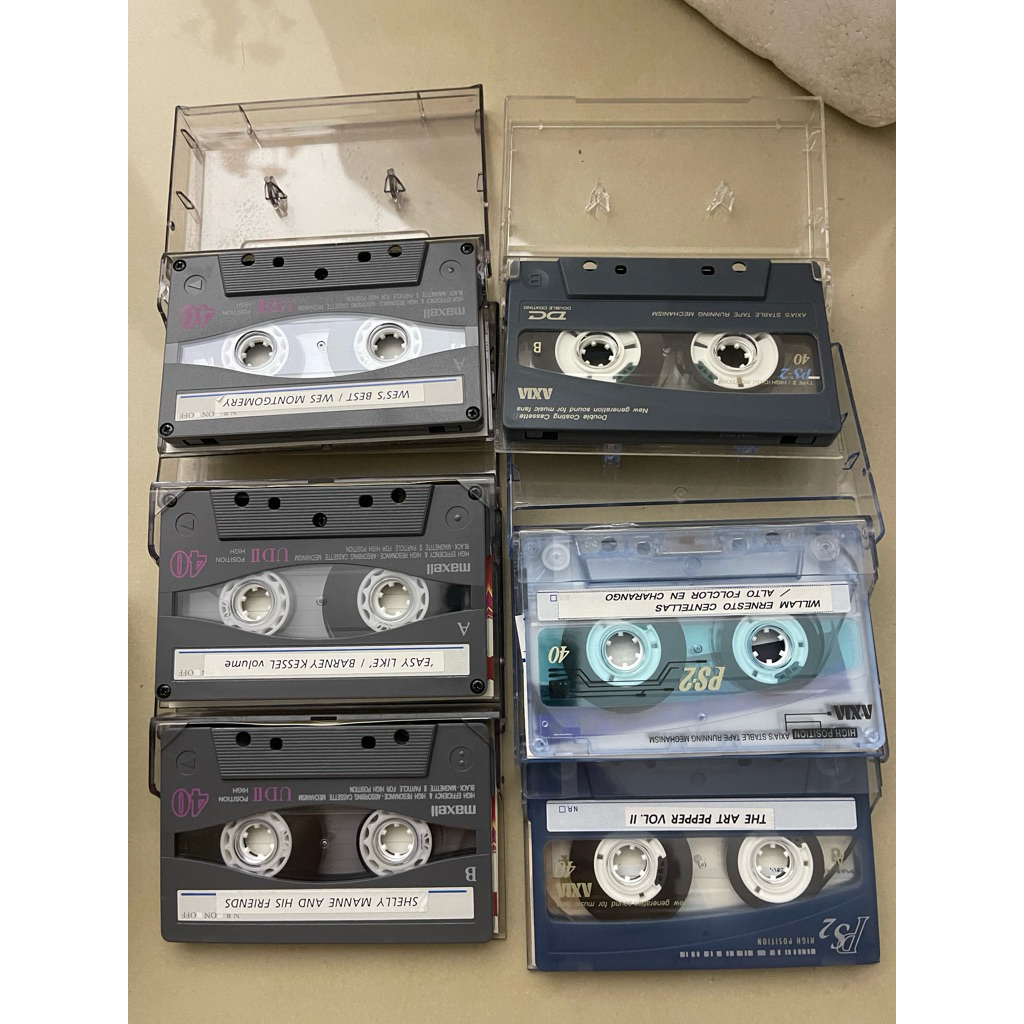 Combo 5 Băng Cassette Type II 40 phút như hình chụp