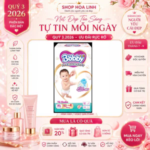 Quần Cao Cấp Bobby- Bỉm Quần Bobby Premium Soft Khô Thoáng