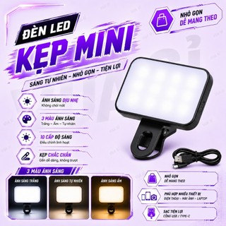 Đèn led mini  VUASI chữ nhật siêu sáng cầm tay hỗ trợ ánh sáng cho quay video chụp ảnh livestream