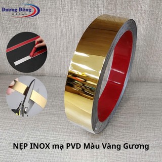 Nẹp La 4cm Cuộn inox Dài 5m Trang Trí Nội Thất