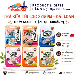 Trà sữa túi lọc 3:15pm Đài Loan 15 gói/túi